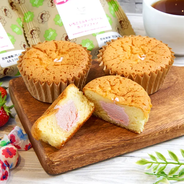 いちごミルキークリーム カップシフォン(3個)