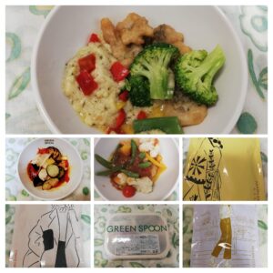 GREEN SPOONパッケージとメインディッシュ