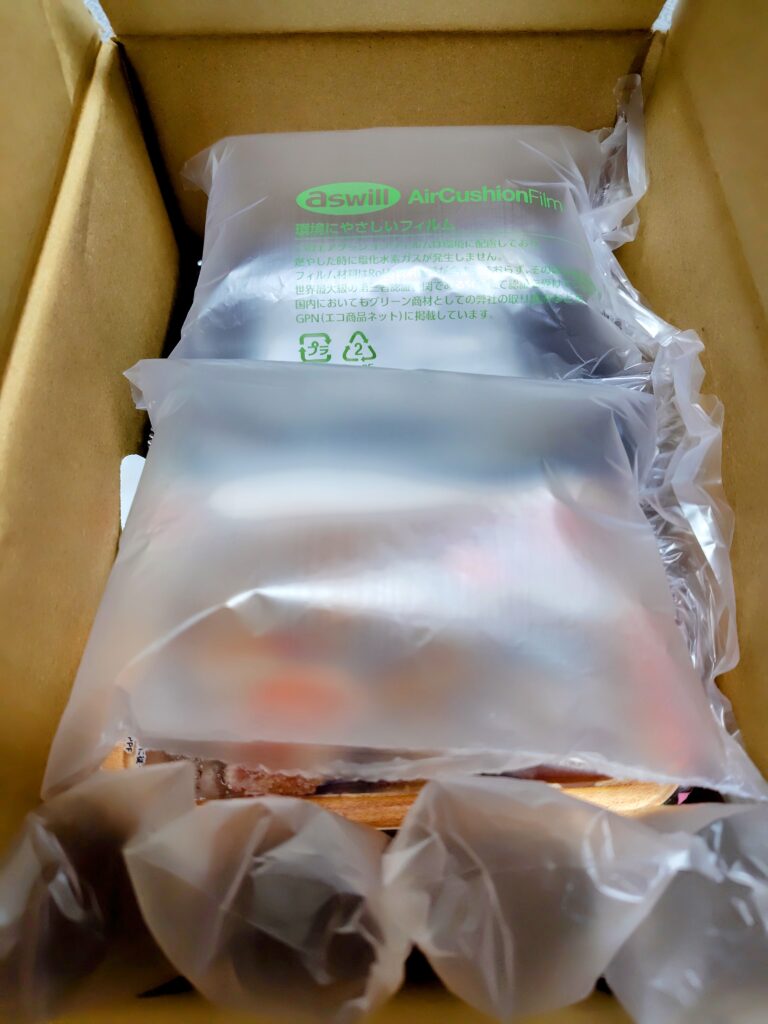 食楽膳エアー緩衝材