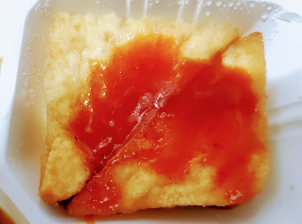 ウエルネス、栄養バランス食、広東風かに玉副菜:厚揚げのピリ辛田楽