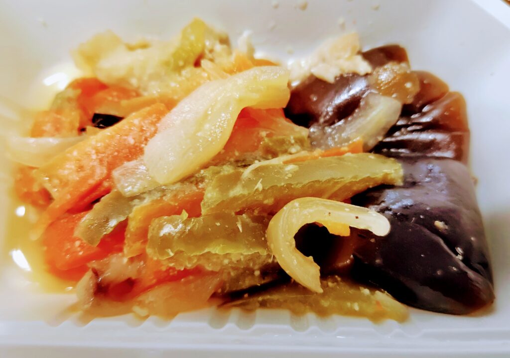 主菜:豚肉と茄子の味噌炒め
