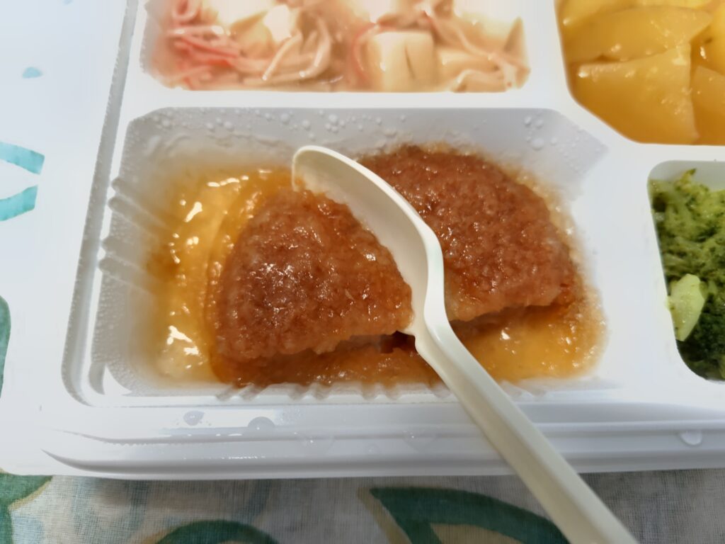 トンカツみぞれ餡スプーン