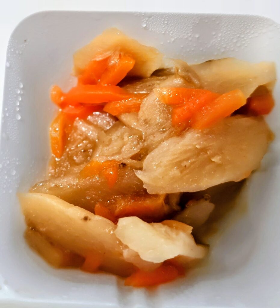 ウエルネス、栄養バランス食、鮭のちゃんちゃん焼き風副菜:金平ごぼう