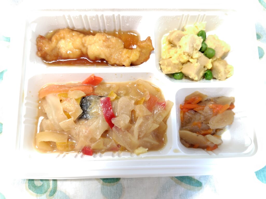 ウエルネス、栄養バランス食、鮭のちゃんちゃん焼き風